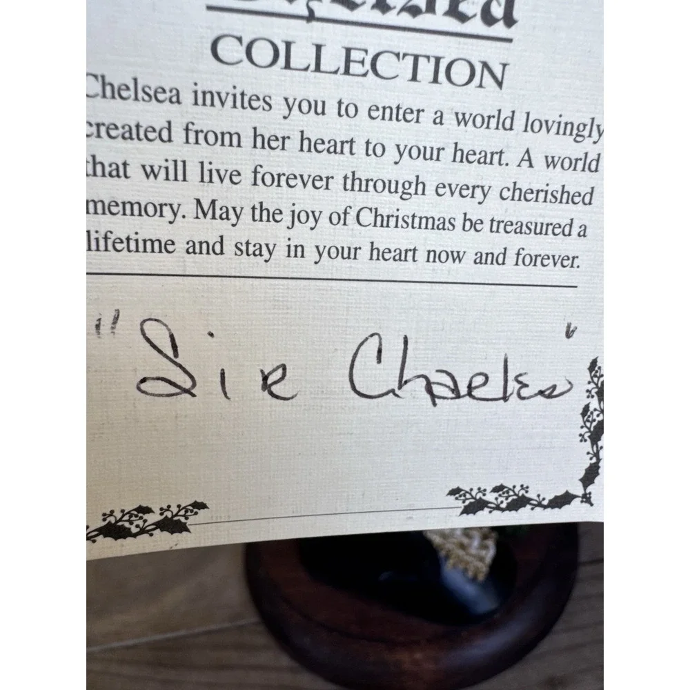 RARE Vintage Chelsea Fair Forever Christmas Santa  